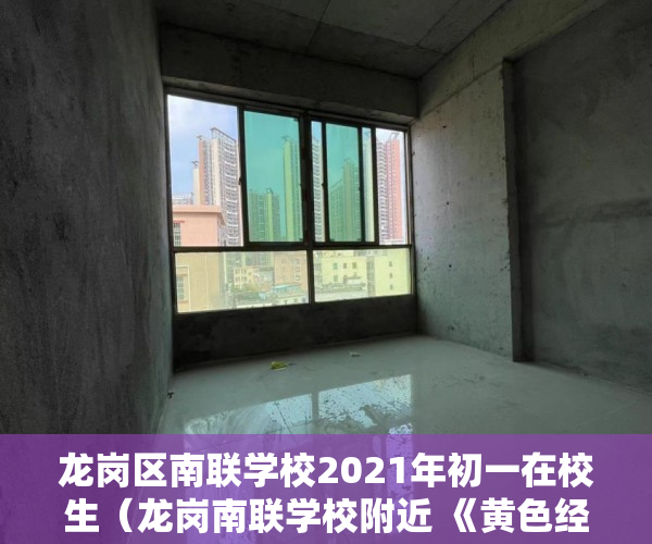 龙岗区南联学校2021年初一在校生（龙岗南联学校附近 《黄色经典》 新盘上市重磅来袭 ）东莞企石的小产权房怎么办，