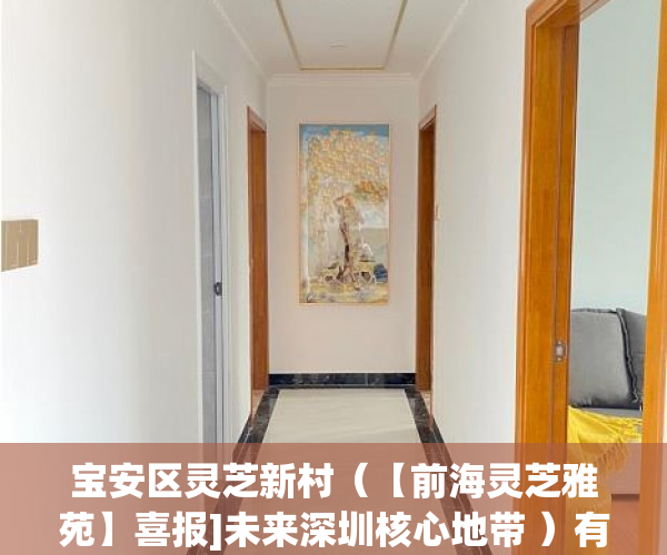 宝安区灵芝新村（【前海灵芝雅苑】喜报]未来深圳核心地带 ）有合同的小产权怎么样，