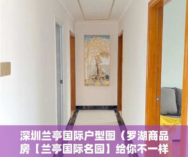 深圳兰亭国际户型图（罗湖商品房【兰亭国际名园】给你不一样的价 ）小产权的房子有效期是多久，