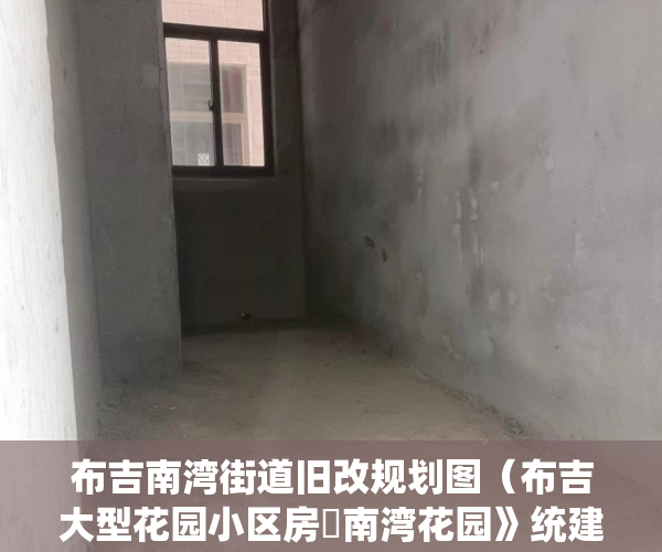 布吉南湾街道旧改规划图（布吉大型花园小区房巜南湾花园》统建楼六栋特价11000 ）政府对小产权楼房怎么办，
