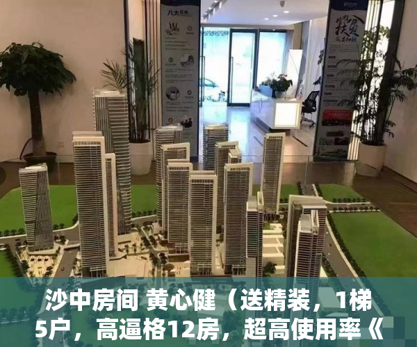 沙中房间 黄心健（送精装，1梯5户，高逼格12房，超高使用率《沙中名座》 ）小产权房怎么过户手续，