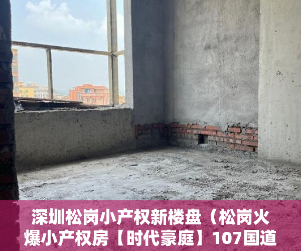 深圳松岗小产权新楼盘（松岗火爆小产权房【时代豪庭】107国道松岗汽车站旁 ）小产权多久可以拆，