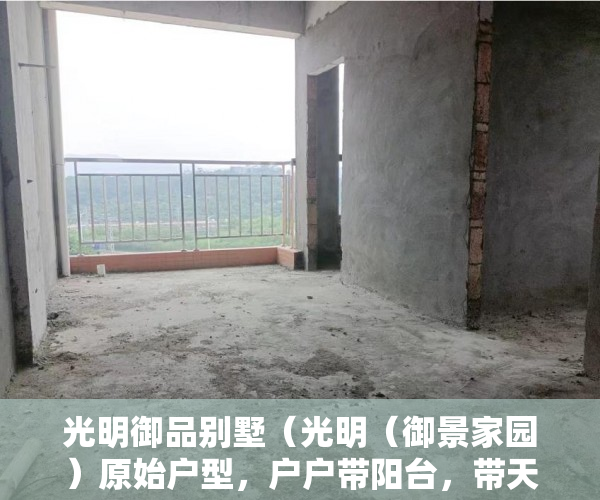 光明御品别墅（光明（御景家园）原始户型，户户带阳台，带天然气管道 ）买小产权房子多久能交房，