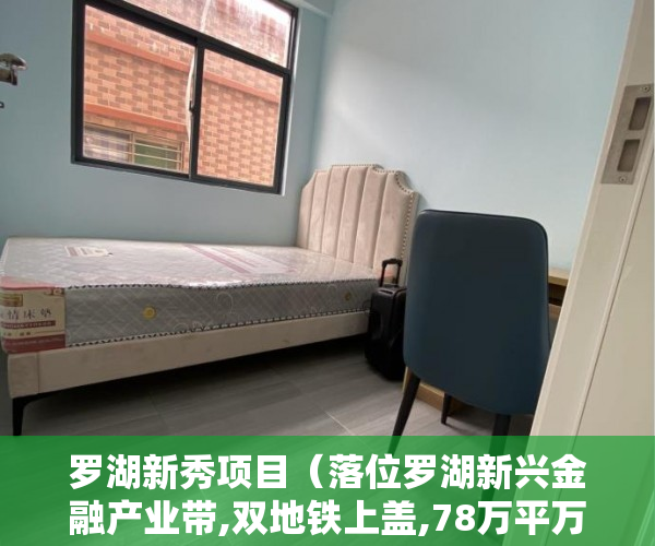 罗湖新秀项目（落位罗湖新兴金融产业带,双地铁上盖,78万平万象系商业 ）夫妻两人都是小产权房怎么办，