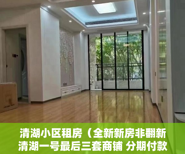 清湖小区租房（全新新房非翻新清湖一号最后三套商铺 分期付款首付3—5 ）小产权房公证需要多久，