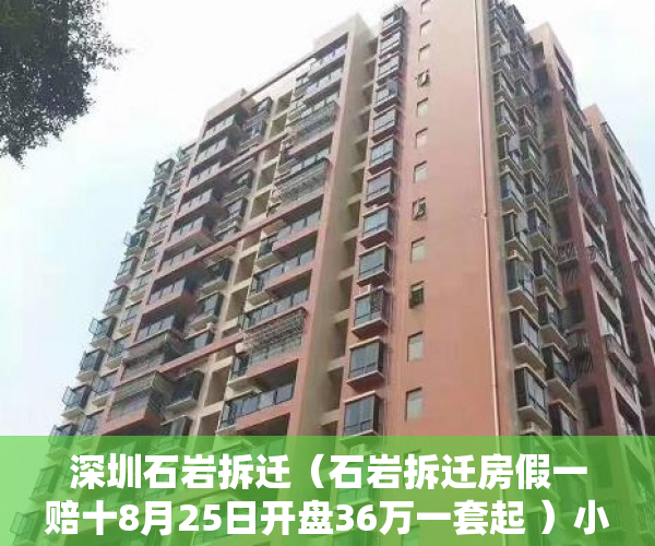 深圳石岩拆迁（石岩拆迁房假一赔十8月25日开盘36万一套起 ）小产权房主体能住多久，