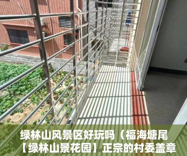 绿林山风景区好玩吗（福海塘尾【绿林山景花园】正宗的村委盖章6栋社区天然气 ）大产权下来了小产权多久能下来，