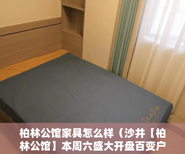柏林公馆家具怎么样（沙井【柏林公馆】本周六盛大开盘百变户型，使用率达到10 ）小产权房到手多久能卖，