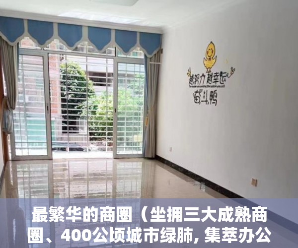 最繁华的商圈（坐拥三大成熟商圈、400公顷城市绿肺, 集萃办公、商业、 ）大产证下来小产权加速办理要多久，