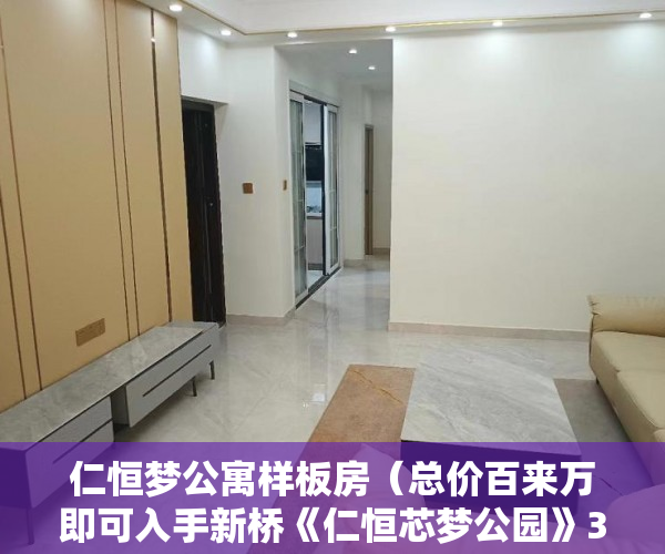 仁恒梦公寓样板房（总价百来万即可入手新桥《仁恒芯梦公园》36米层高 ）小产权房子多久能卖出去，