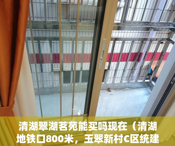 清湖翠湖茗苑能买吗现在（清湖地铁口800米，玉翠新村C区统建房《名翠大厦》 ）回迁房小产权证多久给证，
