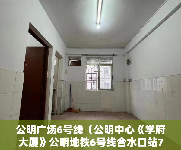 公明广场6号线（公明中心《学府大厦》公明地铁6号线合水口站7分钟 ）小产权房子公证要多久，