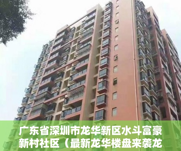 广东省深圳市龙华新区水斗富豪新村社区（最新龙华楼盘来袭龙华水斗富豪新村，旧改项目巜富豪居 ）小产权房装表怎么办，