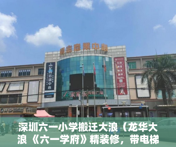 深圳六一小学搬迁大浪（龙华大浪 《六一学府》精装修，带电梯，户型方正，门口 ）2年前买的小产权房有纠纷怎么办，