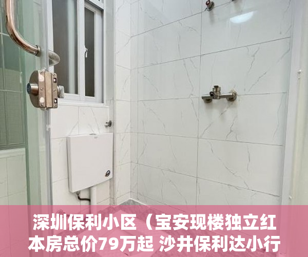 深圳保利小区（宝安现楼独立红本房总价79万起 沙井保利达小行 ）小产权怎么办理不动产，