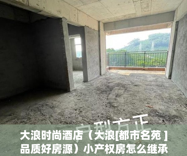 大浪时尚酒店（大浪[都市名苑 ]品质好房源）小产权房怎么继承改名字，