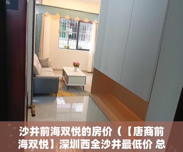 沙井前海双悦的房价（【唐商前海双悦】深圳西全沙井最低价 总价165万起， ）小产权划拨转出让需要多久，