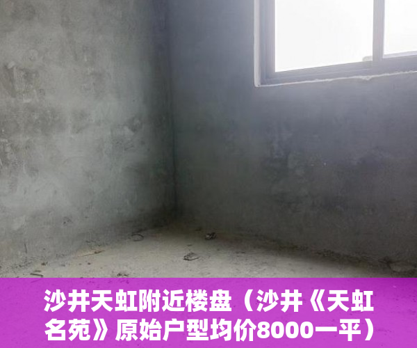 沙井天虹附近楼盘（沙井《天虹名苑》原始户型均价8000一平）小产权换大产权房屋评估需要多久，