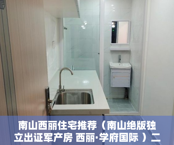 南山西丽住宅推荐（南山绝版独立出证军产房 西丽·学府国际 ）二手小产权房产权多久，