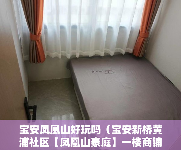 宝安凤凰山好玩吗（宝安新桥黄浦社区【凤凰山豪庭】一楼商铺出售 ）小产权买多久能交房，