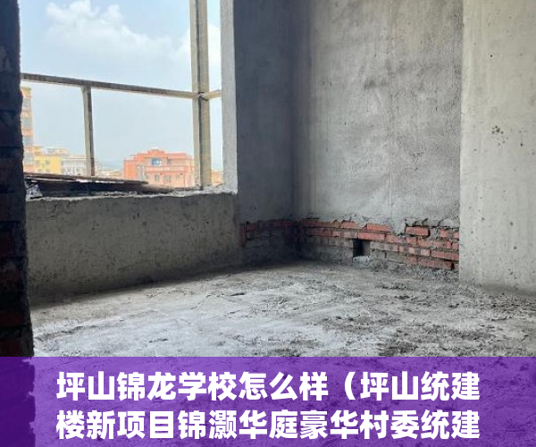 坪山锦龙学校怎么样（坪山统建楼新项目锦灏华庭豪华村委统建楼三栋花园小区 ）小产权继承换证多久办好，