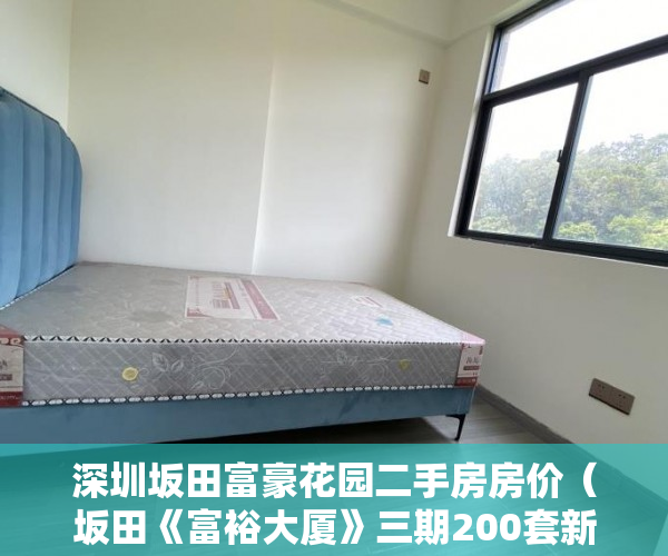深圳坂田富豪花园二手房房价（坂田《富裕大厦》三期200套新房 均价9800元／平 ）小产权房拆除怎么补偿，