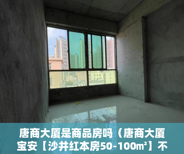 唐商大厦是商品房吗（唐商大厦宝安【沙井红本房50-100㎡】不限购不限贷 ）农村小产权房怎么解决，