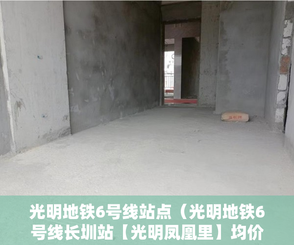 光明地铁6号线站点（光明地铁6号线长圳站【光明凤凰里】均价7180元 ）小产权地上建筑物怎么个补偿法，