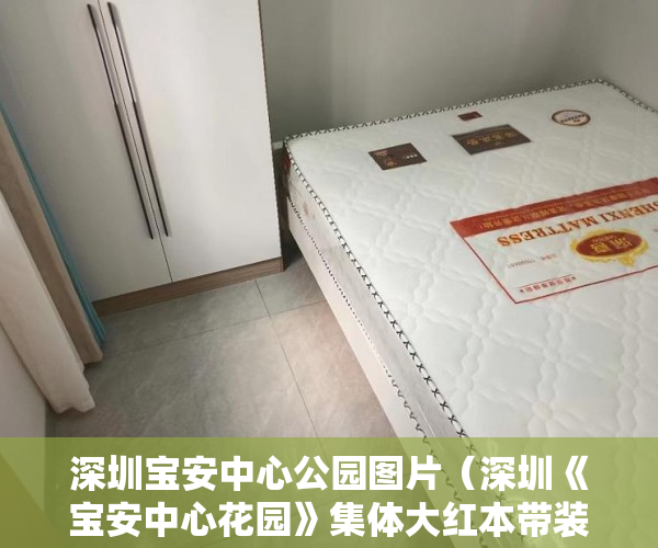 深圳宝安中心公园图片（深圳《宝安中心花园》集体大红本带装修满5年130%回购 ）小产权房多久拆迁，