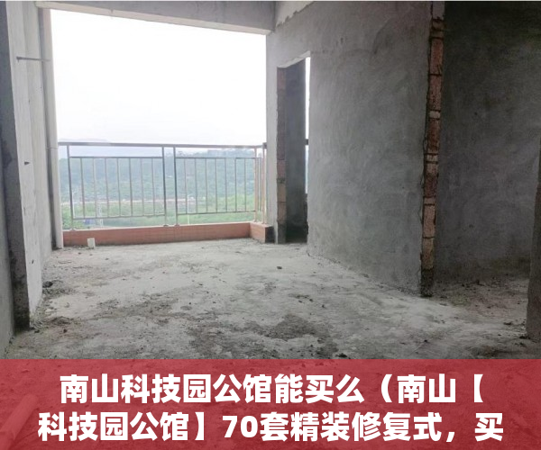 南山科技园公馆能买么（南山【科技园公馆】70套精装修复式，买一层送一层45米 ）小产权网签后多久拿房产证，