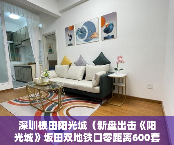 深圳板田阳光城（新盘出击《阳光城》坂田双地铁口零距离600套火热抢购 ）房产小产权办下来需要多久，