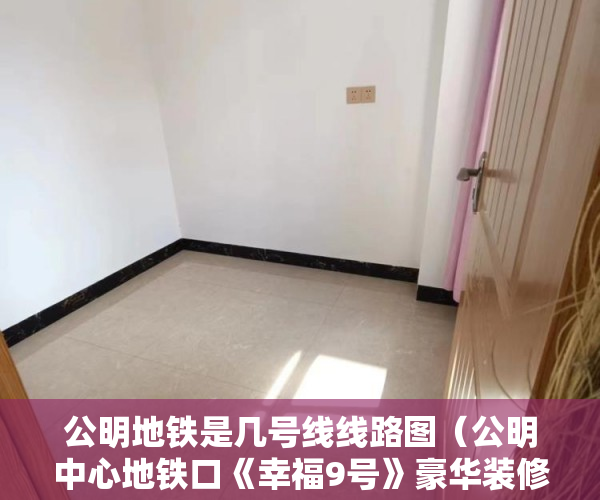 公明地铁是几号线线路图（公明中心地铁口《幸福9号》豪华装修 两房38万起 ）小产权的房子租住权有多久，