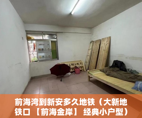 前海湾到新安多久地铁（大新地铁口 【前海金岸】 经典小户型）怎么看小产权房，