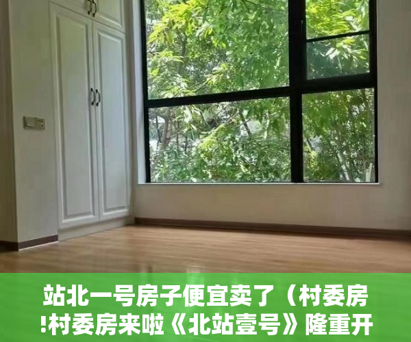 站北一号房子便宜卖了（村委房!村委房来啦《北站壹号》隆重开抢！自带后花园 ）小产权房电表过户证明怎么写，