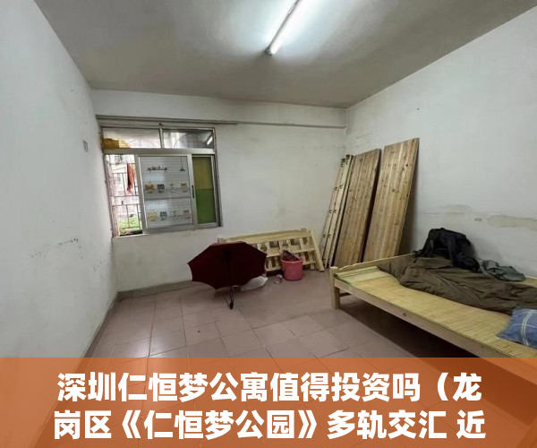深圳仁恒梦公寓值得投资吗（龙岗区《仁恒梦公园》多轨交汇 近主干道 成熟商圈三甲医 ）小产权房被冻结改名字怎么办，