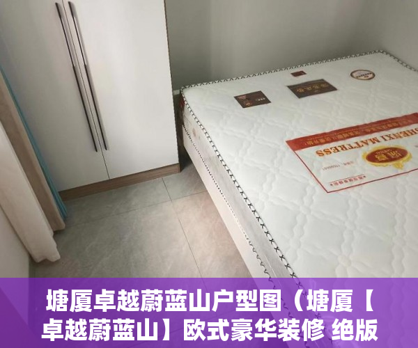 塘厦卓越蔚蓝山户型图（塘厦【卓越蔚蓝山】欧式豪华装修 绝版房源  卖1套少1套 ）小产权多久可以入住，