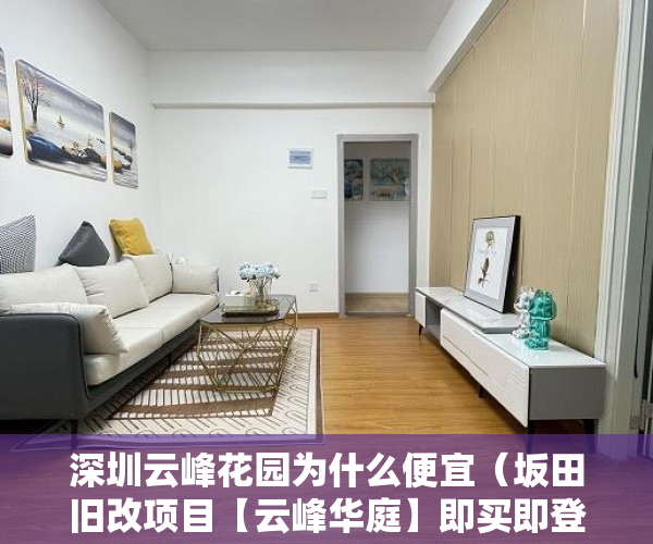 深圳云峰花园为什么便宜（坂田旧改项目【云峰华庭】即买即登记即买即收租 ）小产权律师公证要多久，