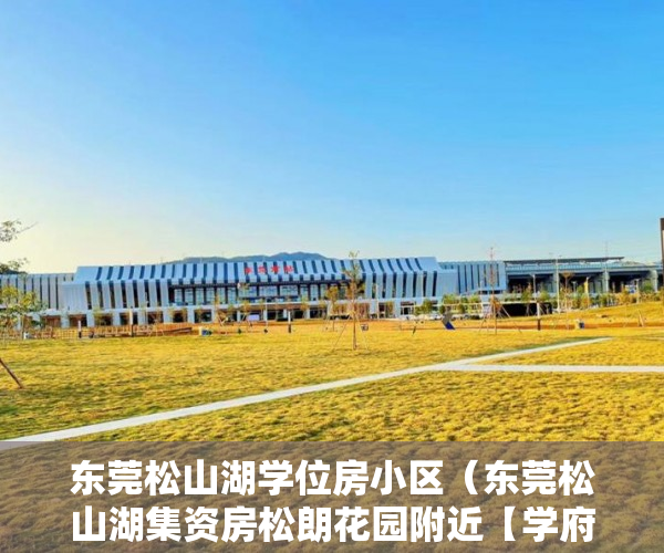 东莞松山湖学位房小区（东莞松山湖集资房松朗花园附近【学府丽景】开盘了 ）小产权换大产权房屋评估需要多久，