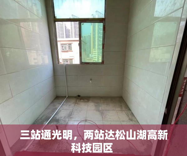 三站通光明，两站达松山湖高新科技园区 