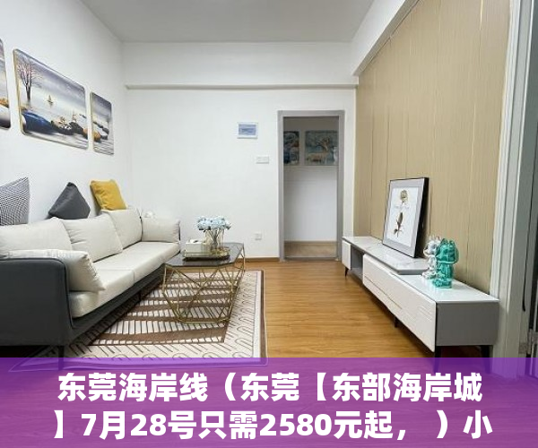 东莞海岸线（东莞【东部海岸城】7月28号只需2580元起， ）小产权房怎么找，