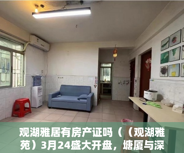 观湖雅居有房产证吗（（观湖雅苑）3月24盛大开盘，塘厦与深圳交界处 ）买了小产权怎么办，