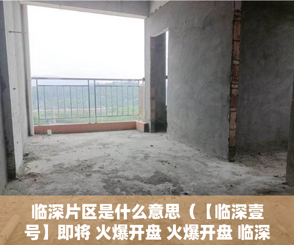 临深片区是什么意思（【临深壹号】即将 火爆开盘 火爆开盘 临深最近的最后 ）广州小产权被拆怎么处理，