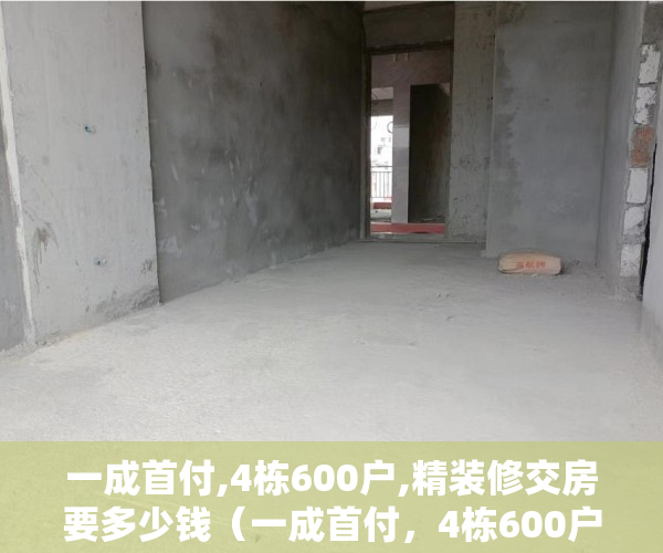 一成首付,4栋600户,精装修交房要多少钱（一成首付，4栋600户、精装修交房）怎么投诉小产权房，